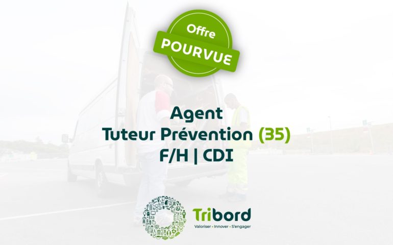 Offre d'emploi Agent Tuteur Prévention pourvue Tribord