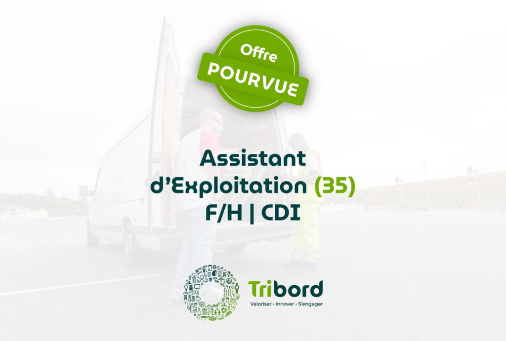 Offre d'emploi Assistant d'exploitation pourvue Tribord