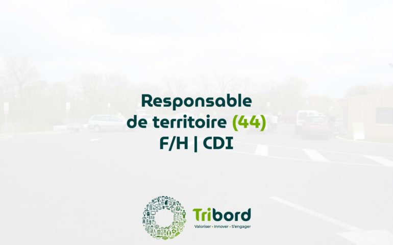 Offre d'emploi Responsable de territoire '' Tribord