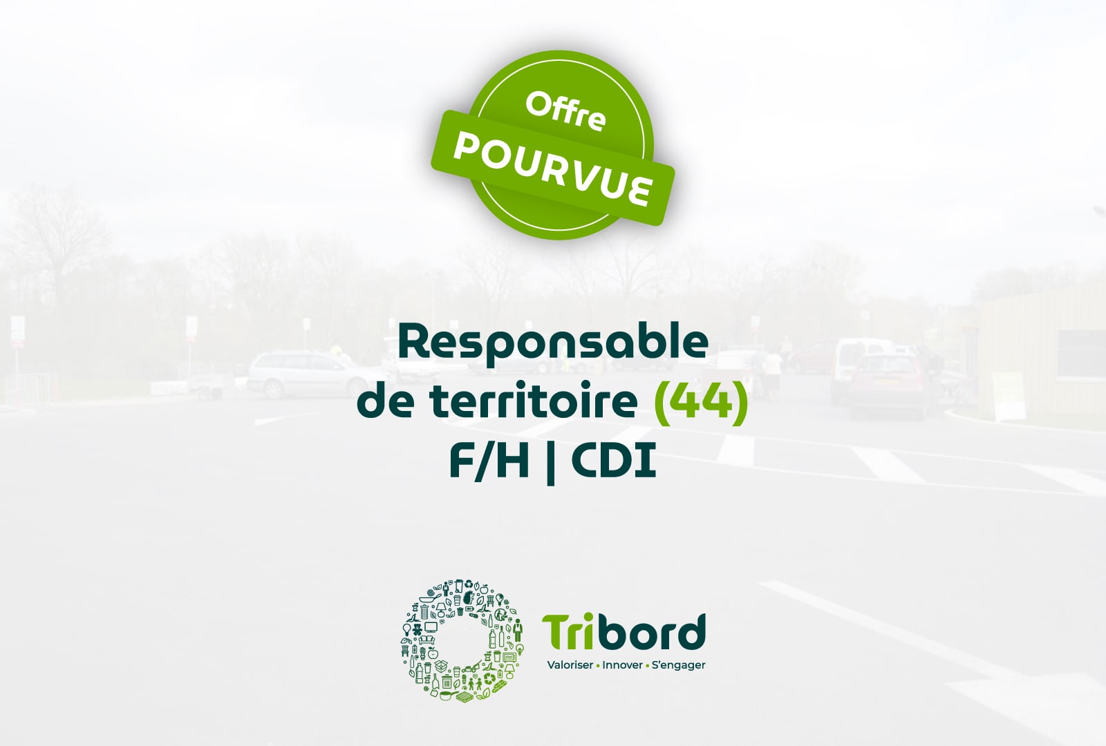 Offre d'emploi Responsable de territoire 44 pourvue Tribord