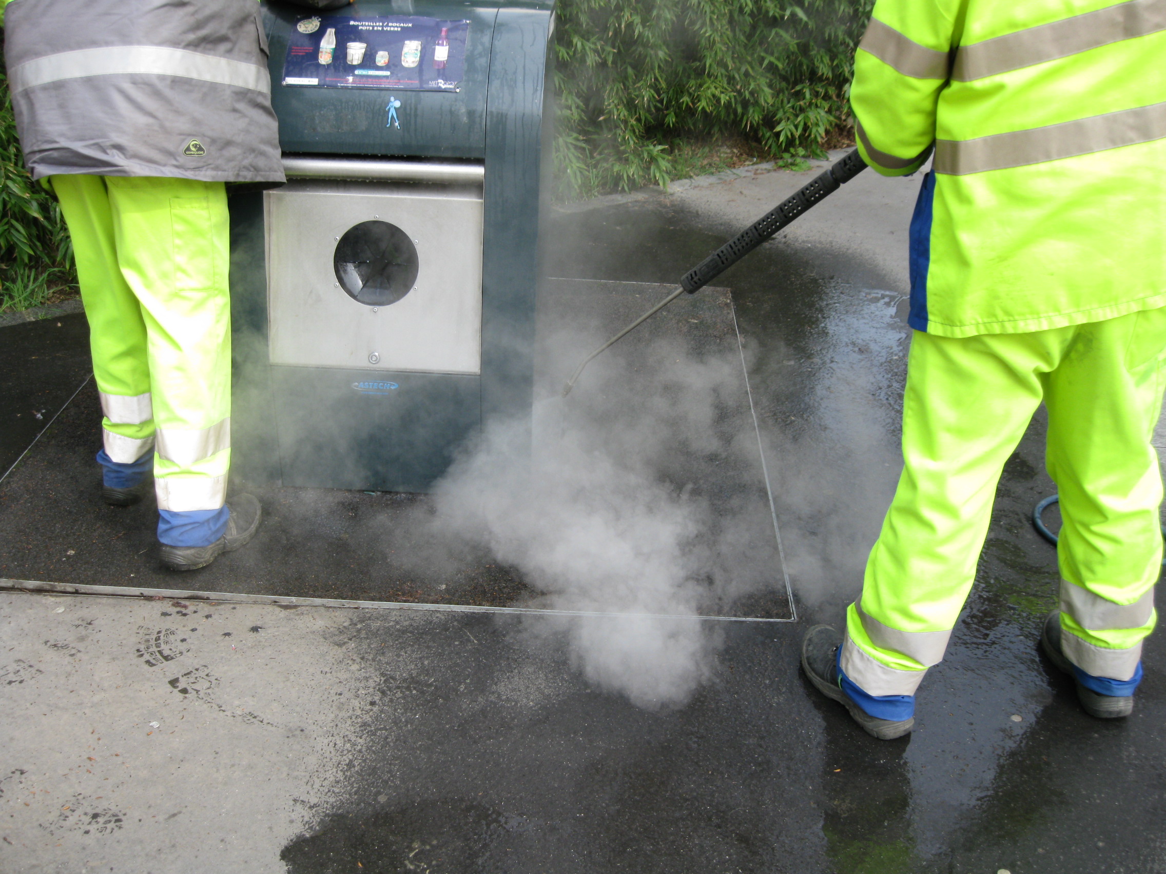 Lavage des émergences