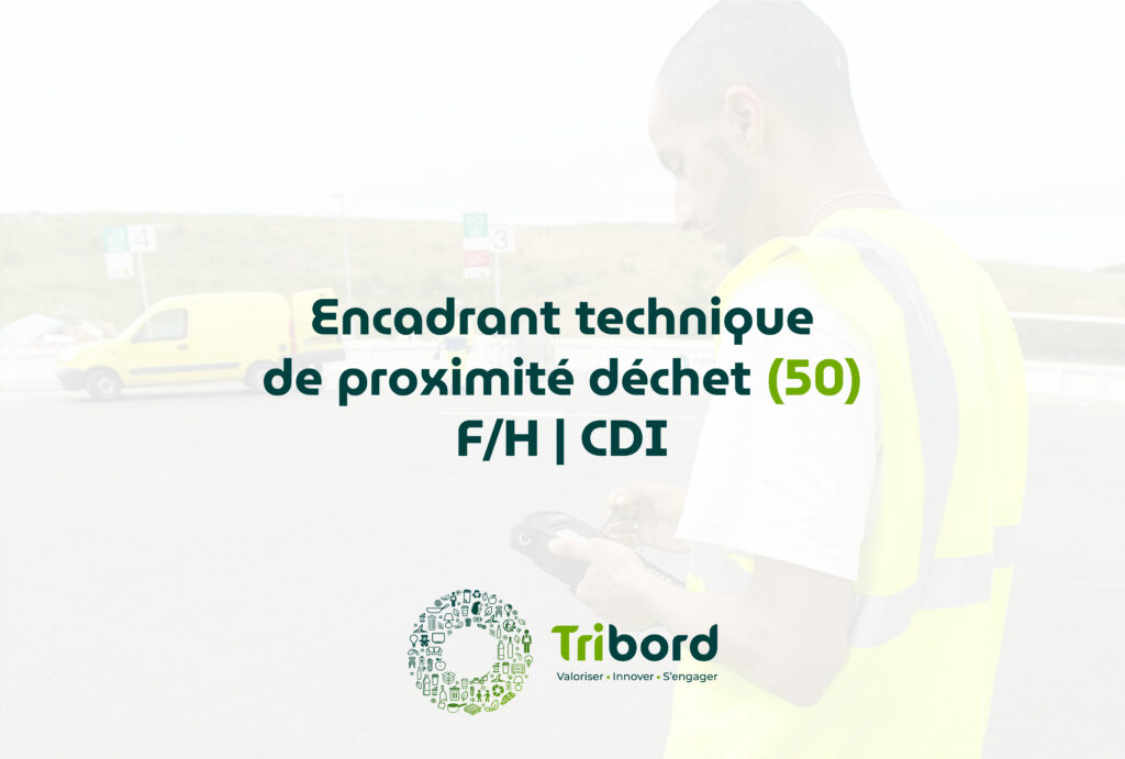 Image de recrutement d'un encadrant technique de proximité déchets en CDI