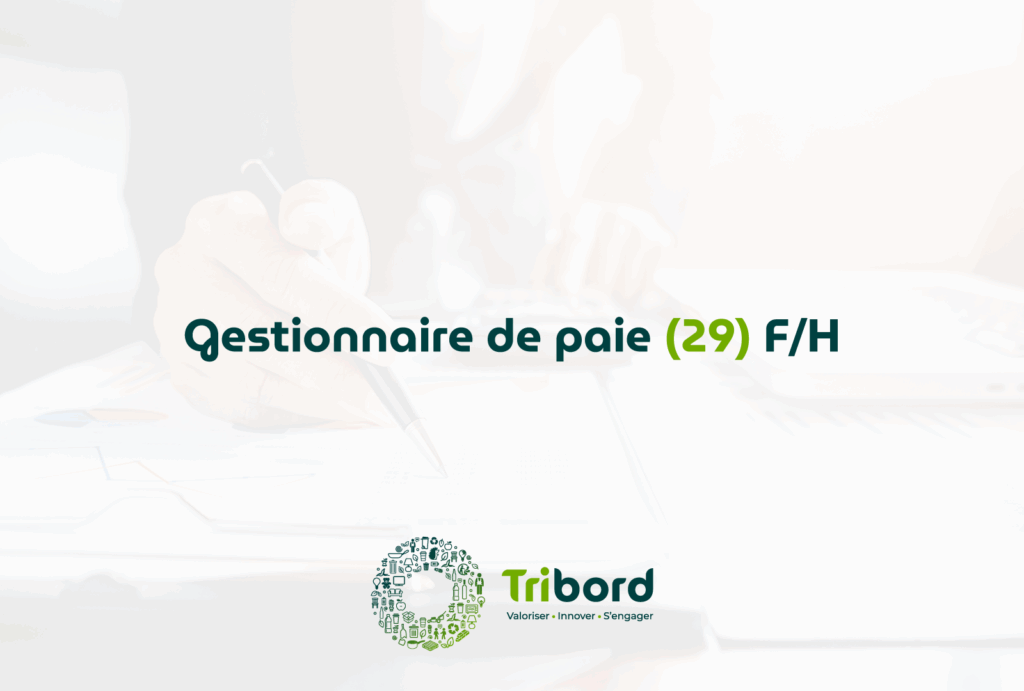 Image pour le recrutement du gestionnaire de paie à Tribord à Brest, dans le Finistère