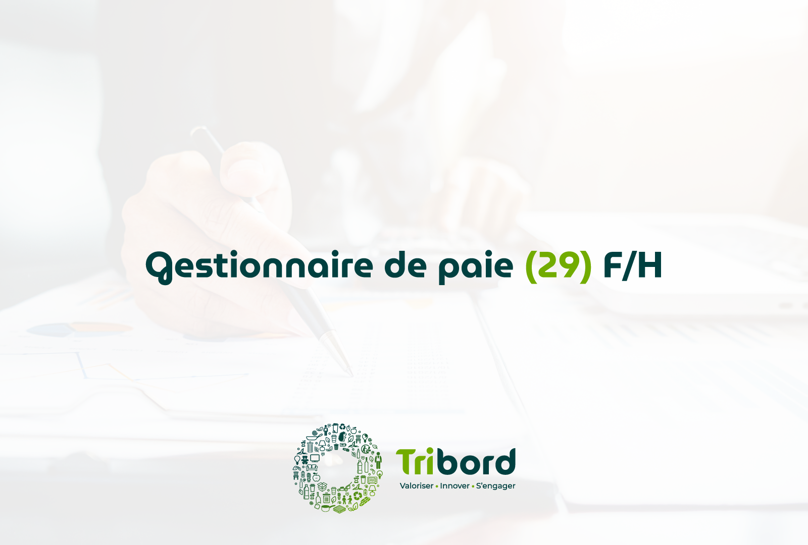Image pour le recrutement du gestionnaire de paie à Tribord à Brest, dans le Finistère