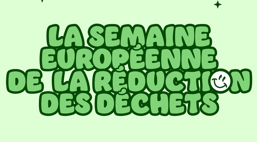 Illustration de la Semaine Européenne de la Réduction des Déchets qui a lieu du 22 au 30 novembre 2025