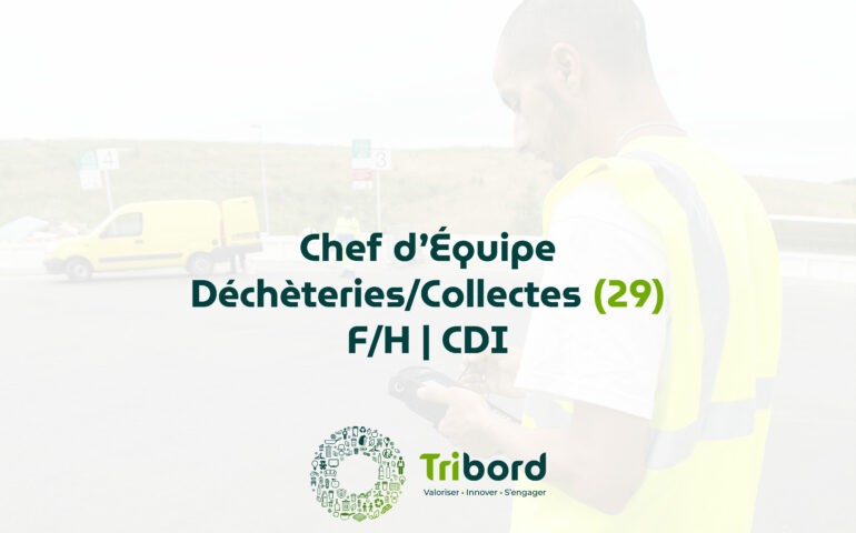 Image pour le recrutement d'un chef d'équipe pour l'agence du 29