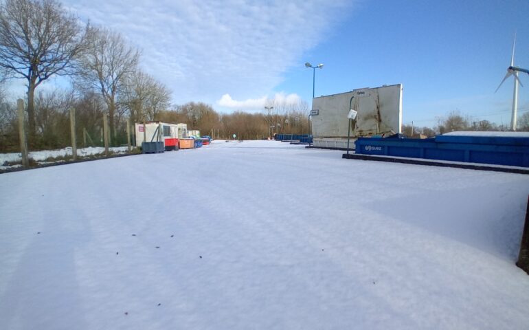 Gratot sous la neige