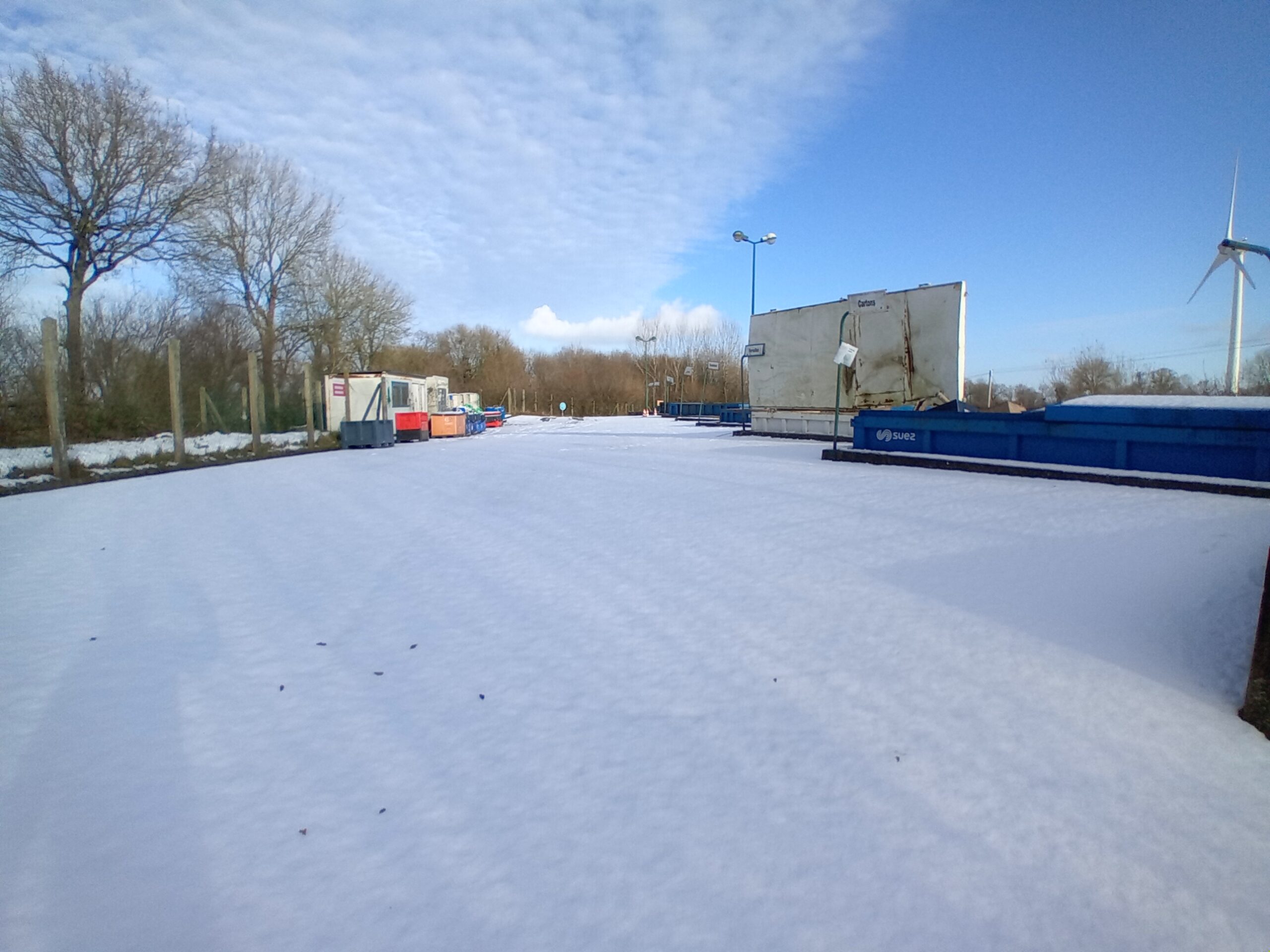 Gratot sous la neige