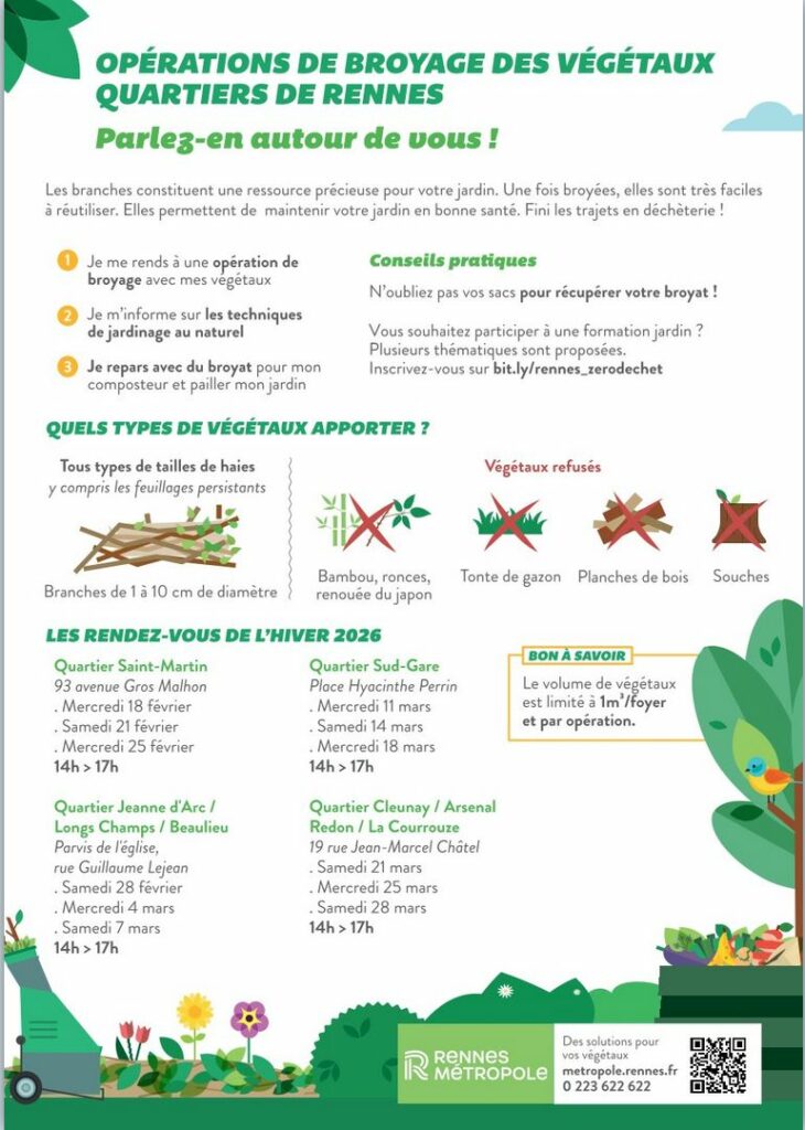 Broyez vos végétaux !