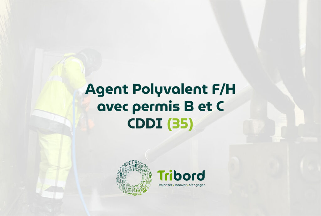 Offre d'emploi d'agent polyvalent avec permis B et C F/H 35
