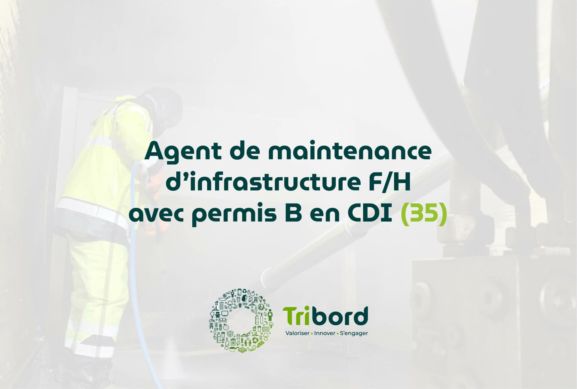 Tribord recrute son Agent de maintenance d'infrastructure en CDI.